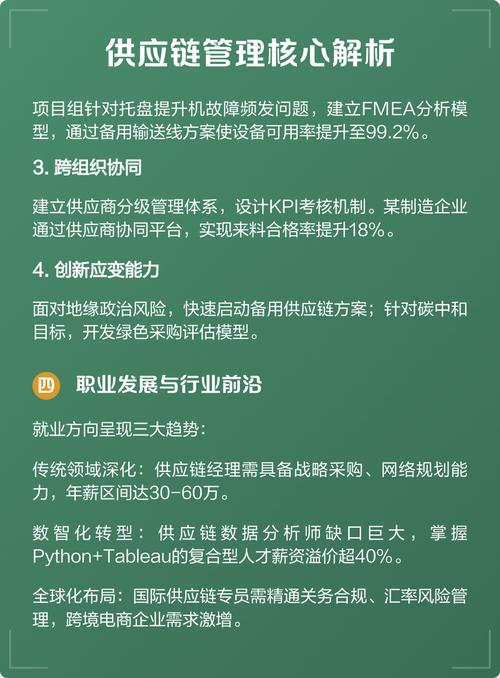 供應(yīng)鏈管理核心解析:從理論到實(shí)戰(zhàn)